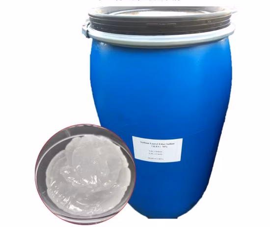 SLES 70% Lauril Éter Sulfato de Sódio Detergente Surfactante AES 70 SLES Preço Químico CAS 68585-34-2