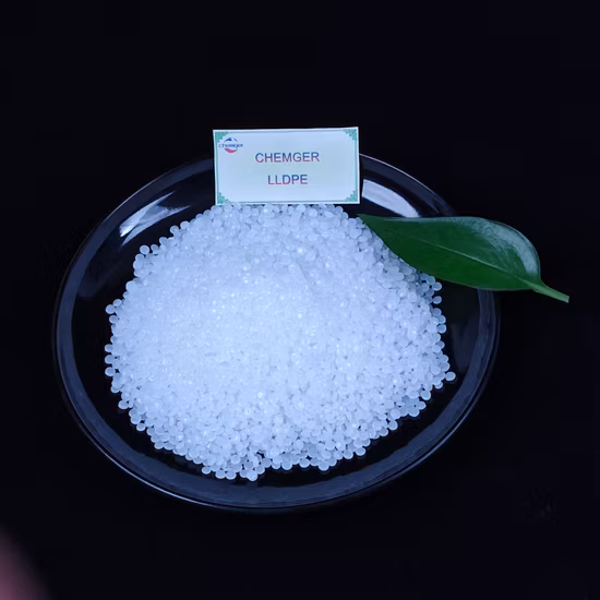 Produção em massa Partículas plásticas de LLDPE Grânulos de LDPE Grau de filme Grânulos virgens de LLDPE Grânulos de polietileno de baixa densidade